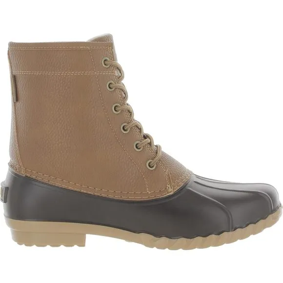 JBU by Jambu Mens Maine Faux Fur Lace-Up Winter &amp; Snow Boots Tan 11 Medium (D)