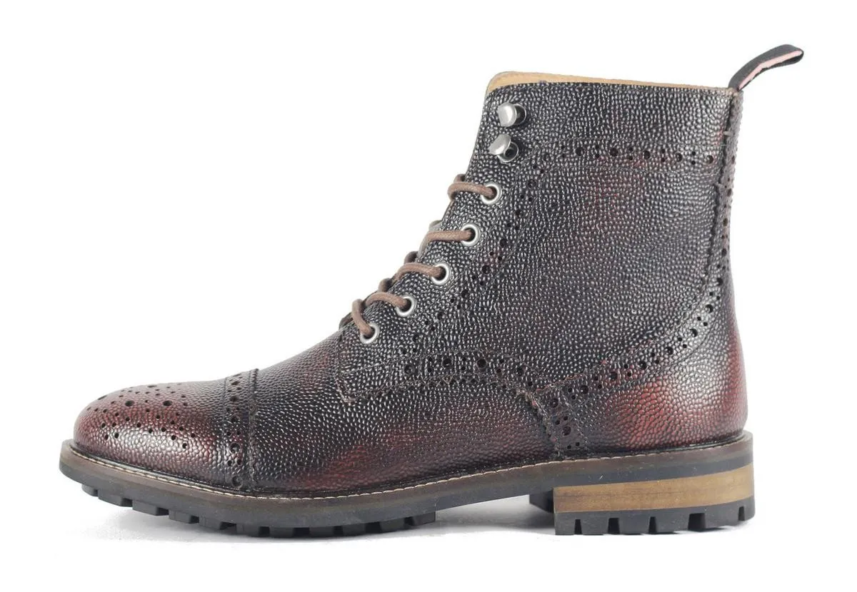JD Fisk for Men: Forest Cognac Boot