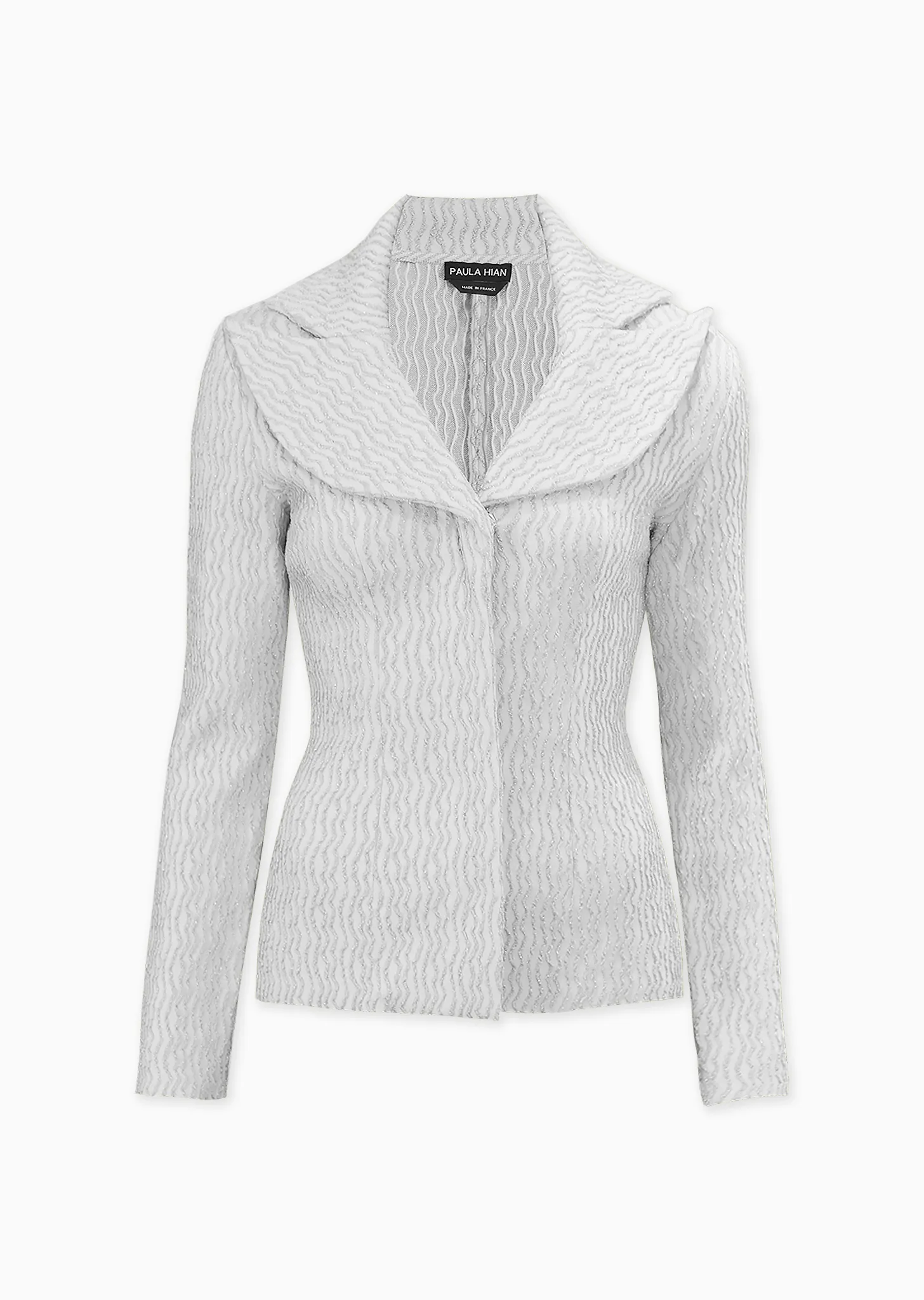 Jenette - Metallic Tuxedo Blazer Jacket