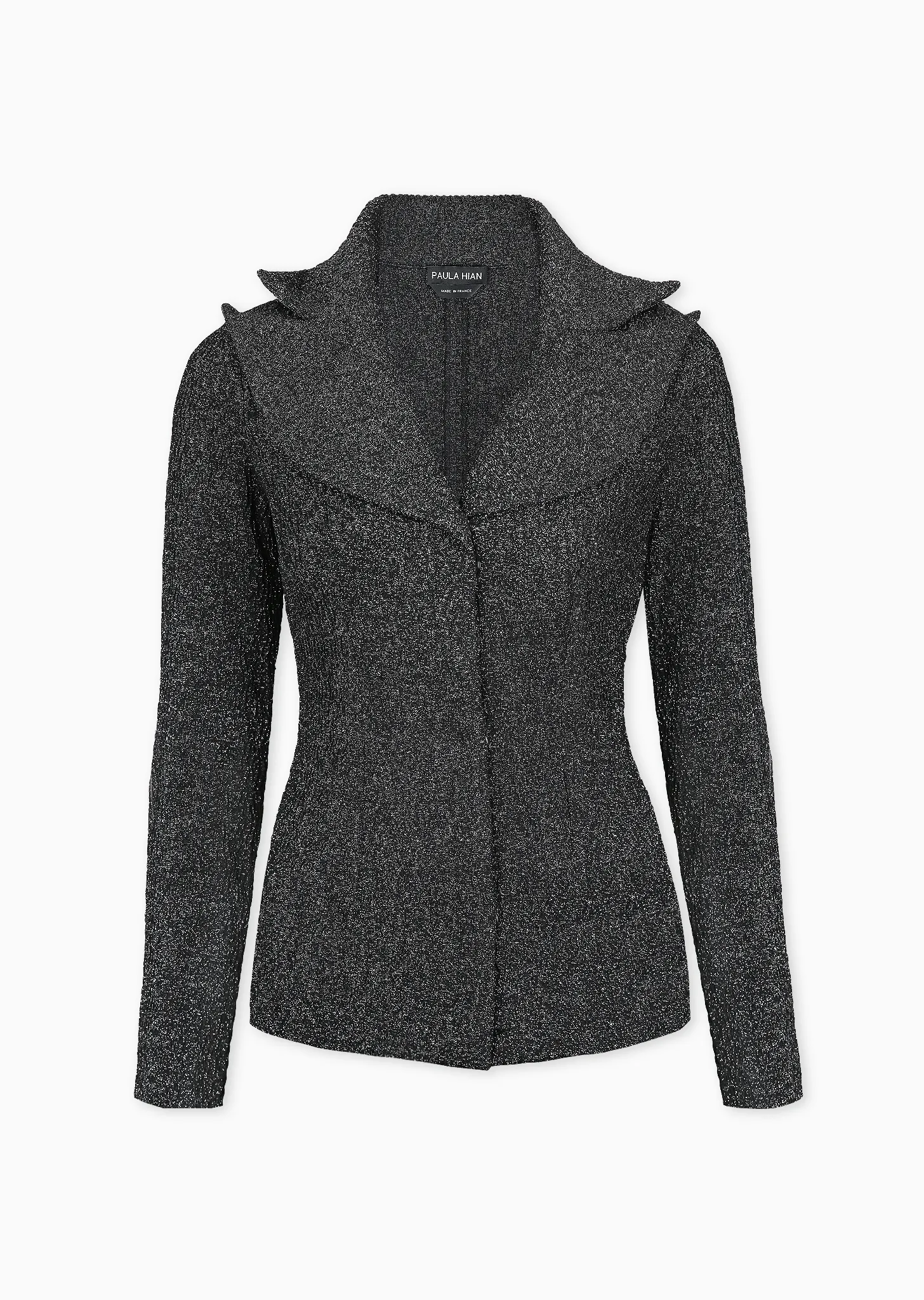 Jenette - Metallic Tuxedo Blazer Jacket