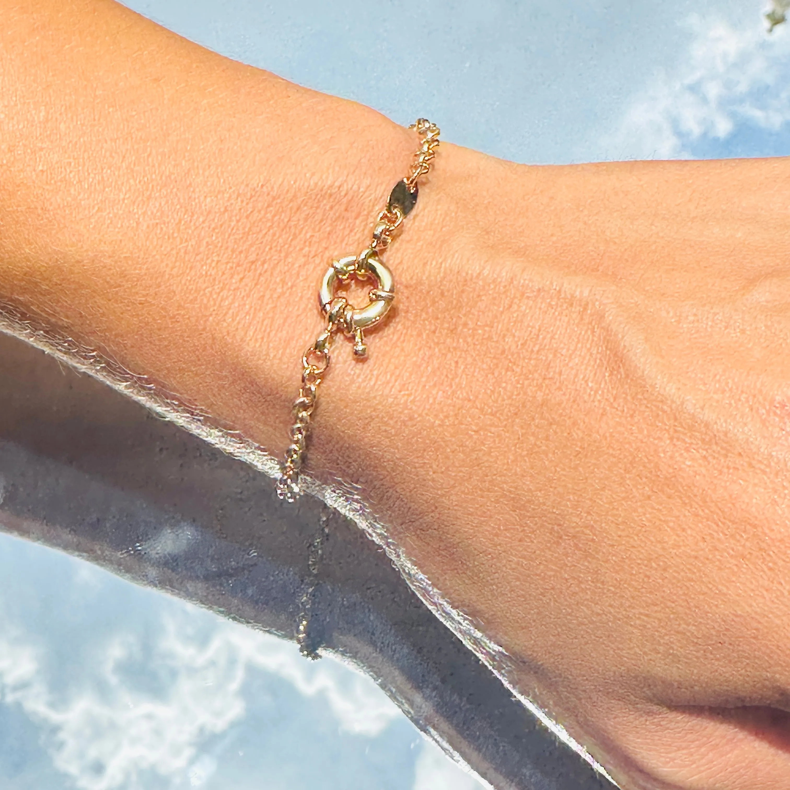 Jersey Bolt Bracelet