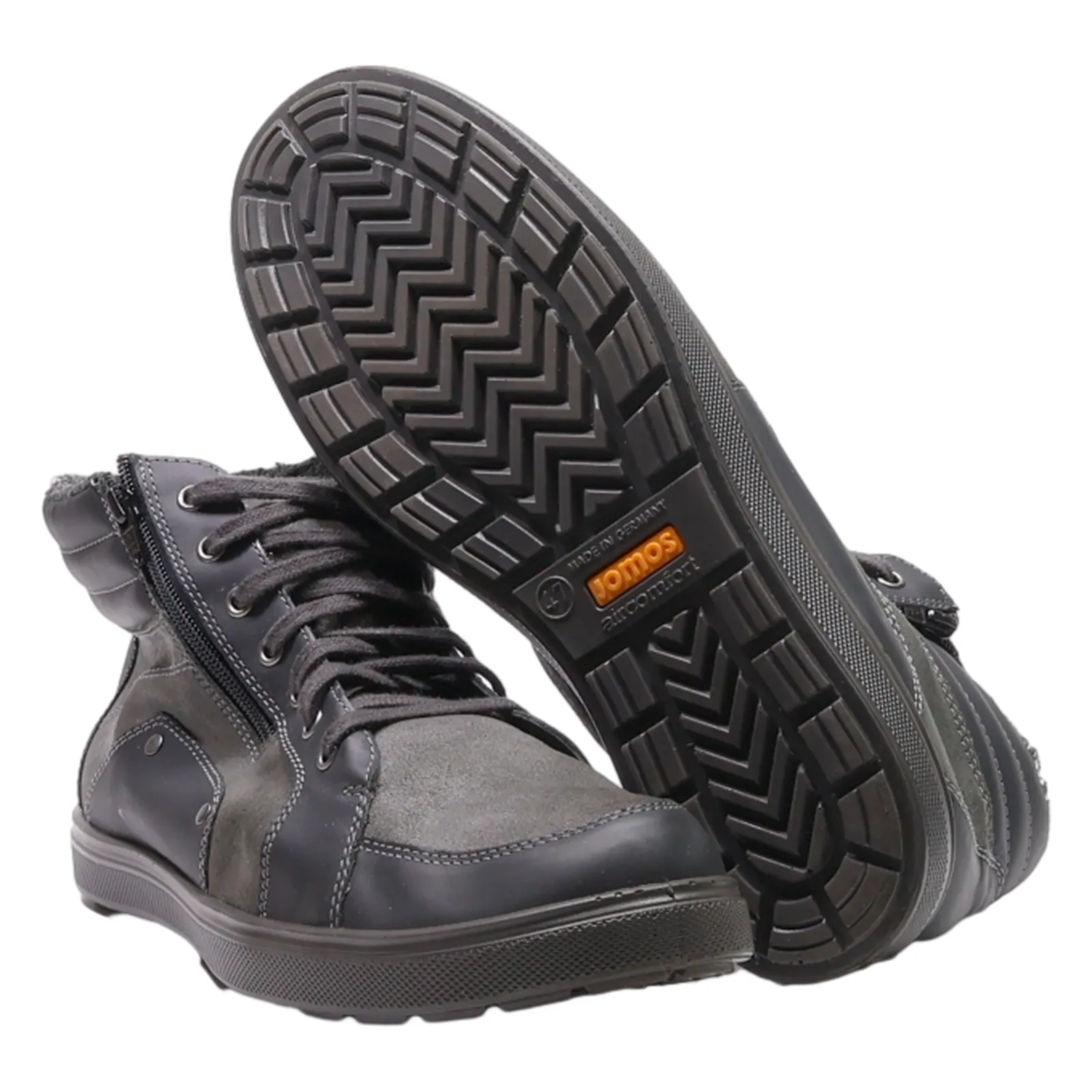 JOMOS Chukka Boots Black Synthetic Mens UK 12