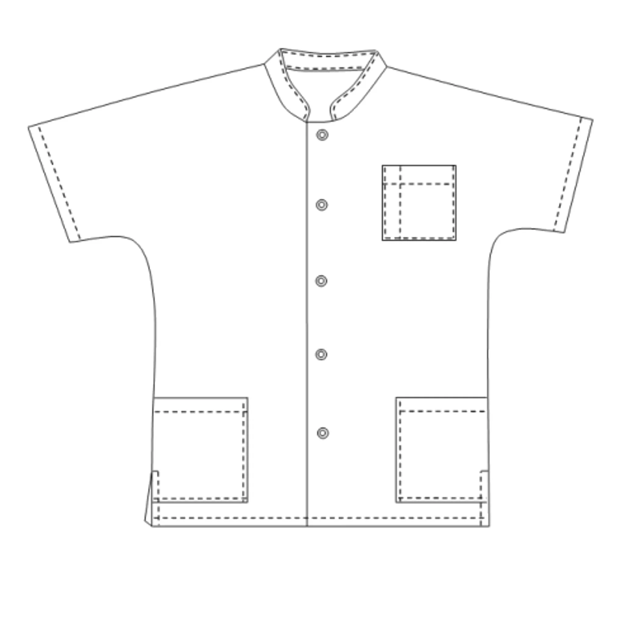 Jonas - Tunic - Short sleeves - Unisex - 80 cm