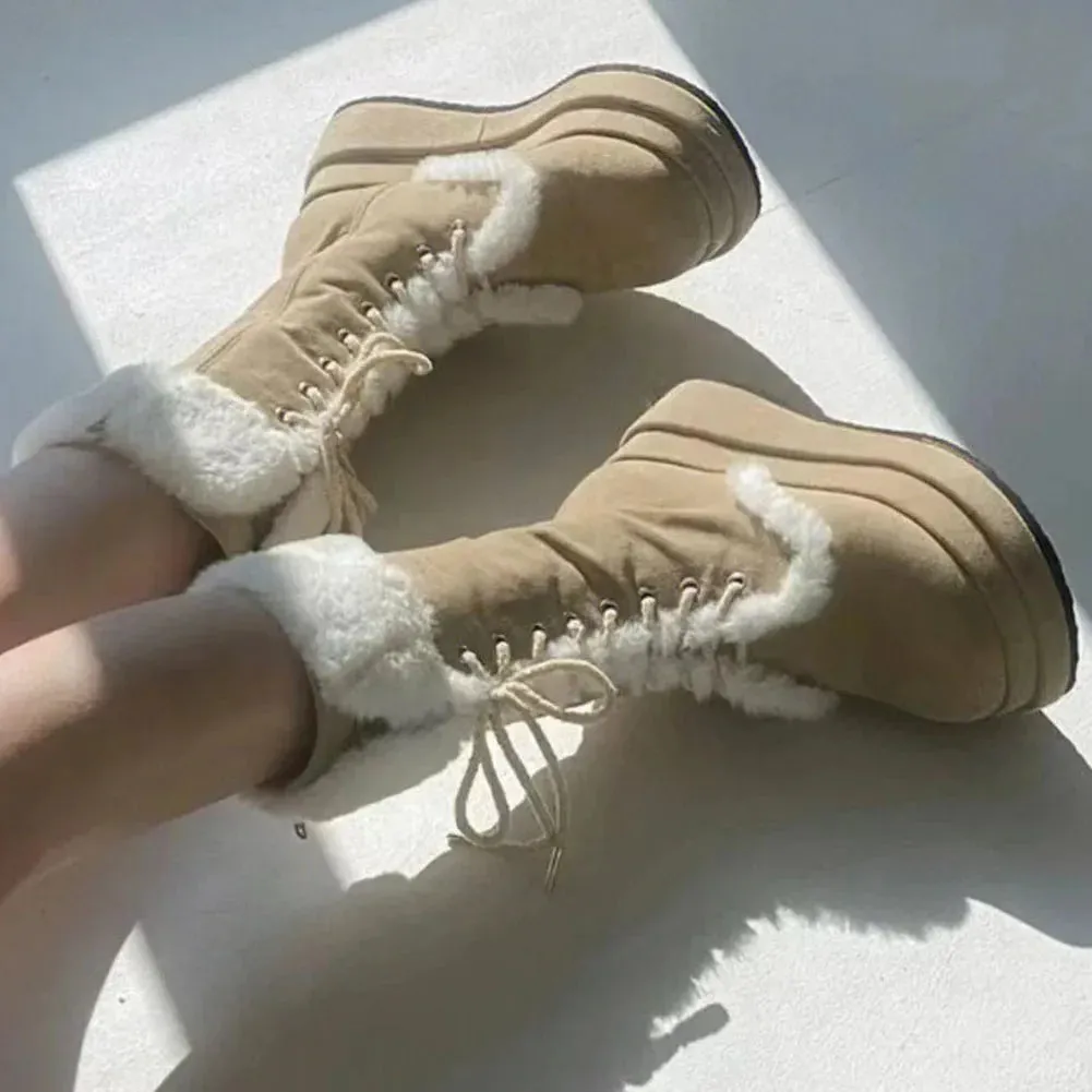 Jordie Fur Lined Combat Boots