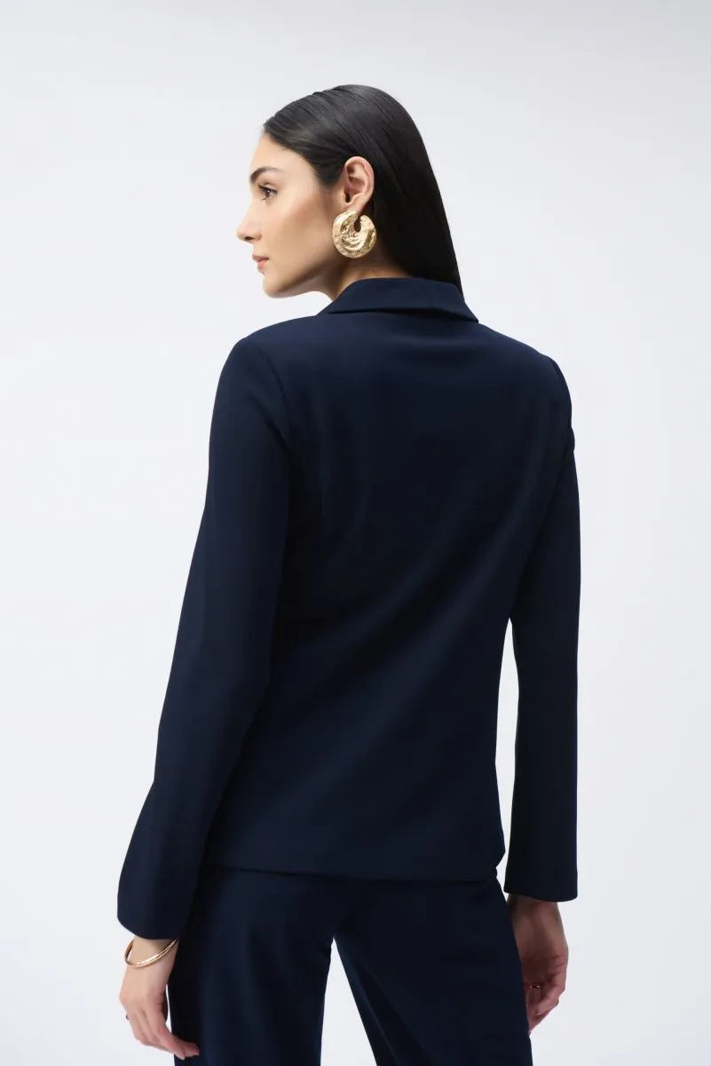 Joseph Ribkoff Statement Button Long Sleeve Blazer Jacket 243160
