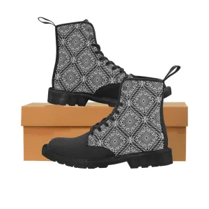 Kazi African Print Men Martin Boots