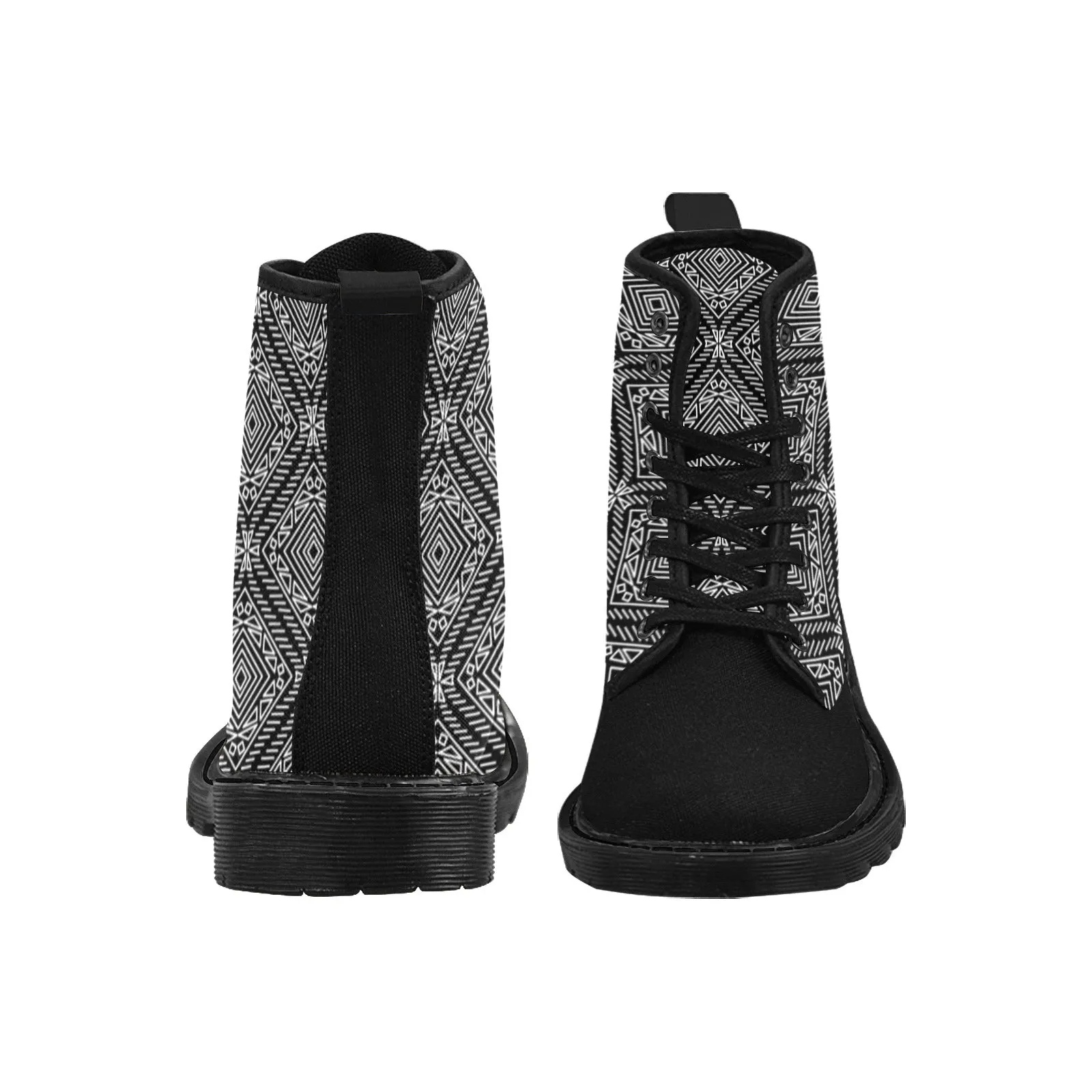 Kazi African Print Men Martin Boots