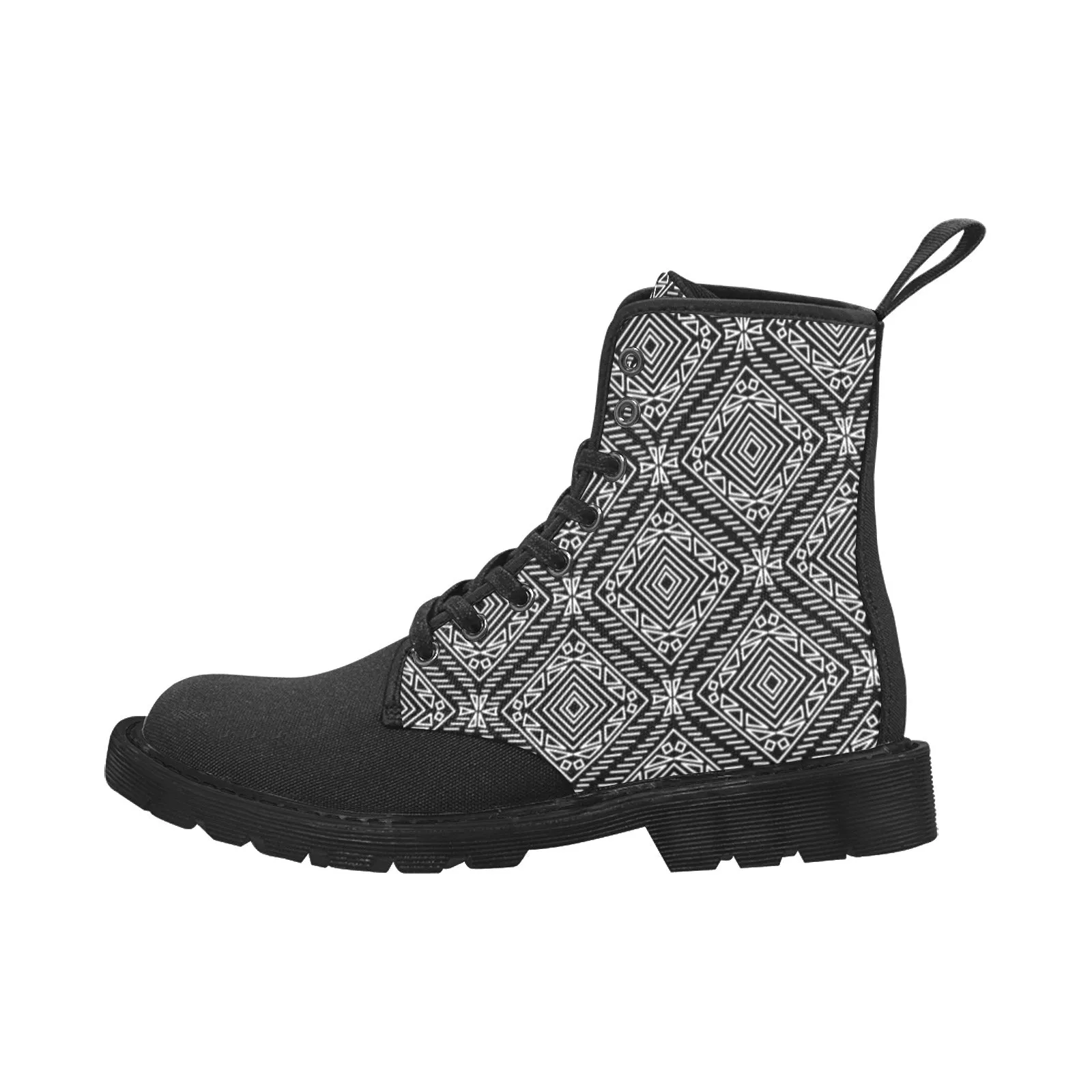 Kazi African Print Men Martin Boots