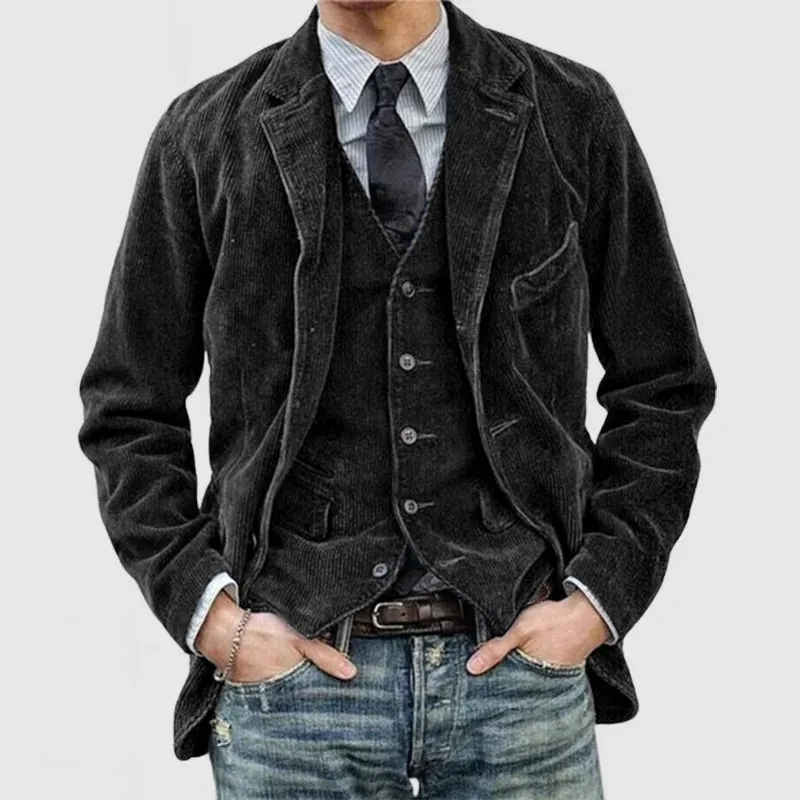 KlassikGlanz | Herren Vintage Blazer und Weste | Zeitlos und Elegant