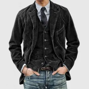 KlassikGlanz | Herren Vintage Blazer und Weste | Zeitlos und Elegant