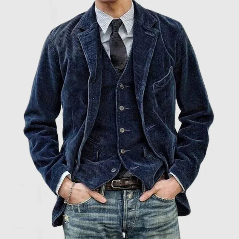 KlassikGlanz | Herren Vintage Blazer und Weste | Zeitlos und Elegant