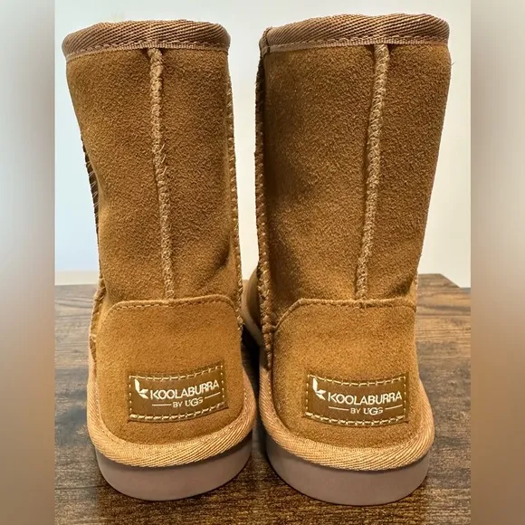 Koolaburra By Ugg Little Girls Koola Short Chestnut Boots NWT Size 13