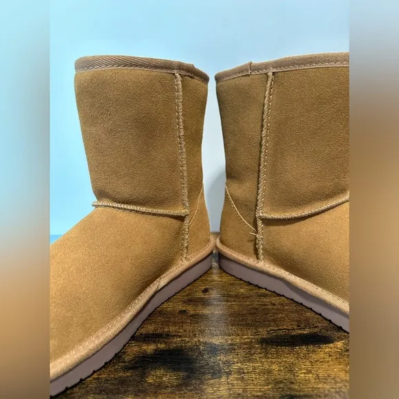 Koolaburra By Ugg Little Girls Koola Short Chestnut Boots NWT Size 13
