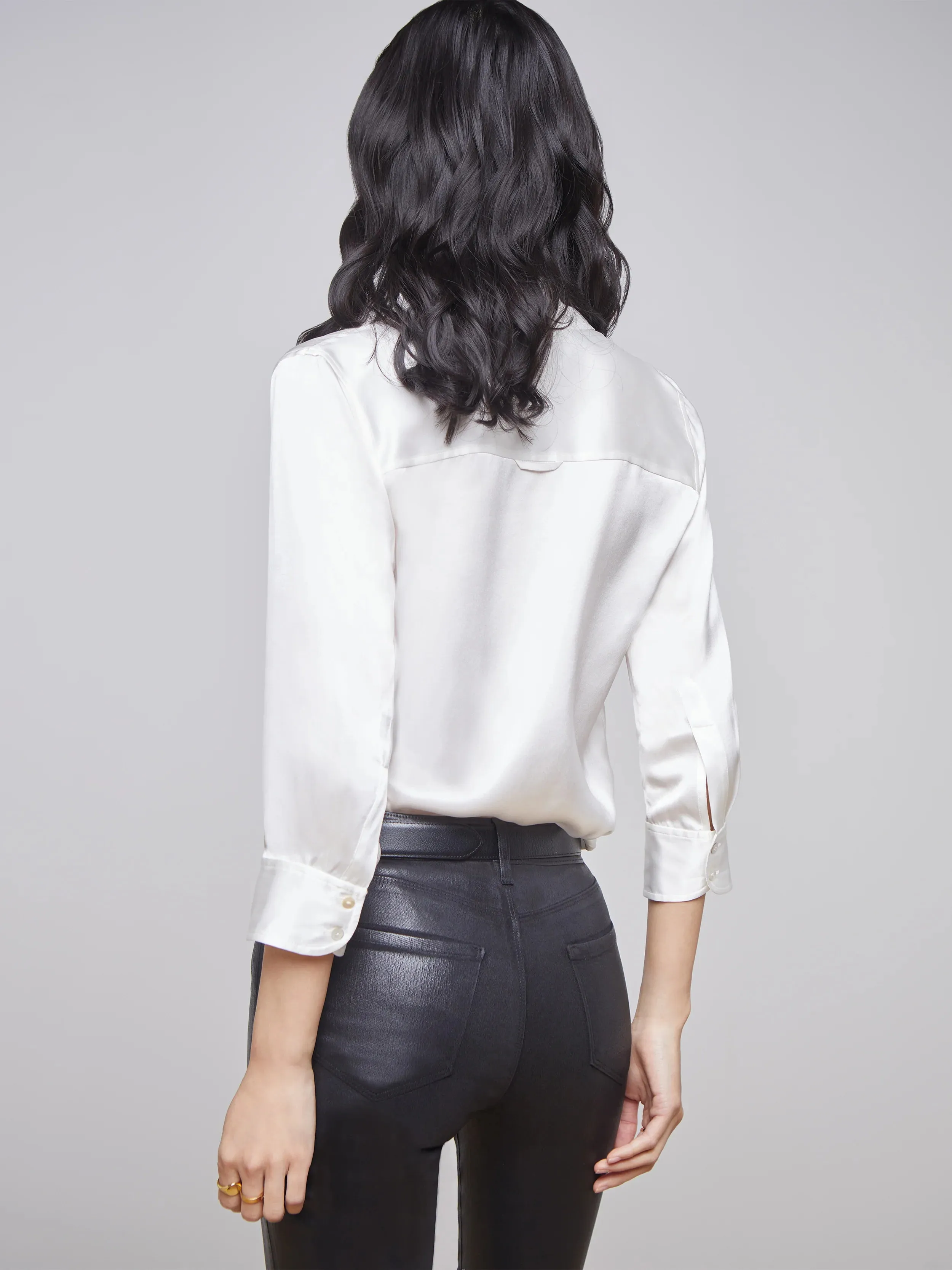 L'AGENCE DANI 3/4 SLEEVE BLOUSE