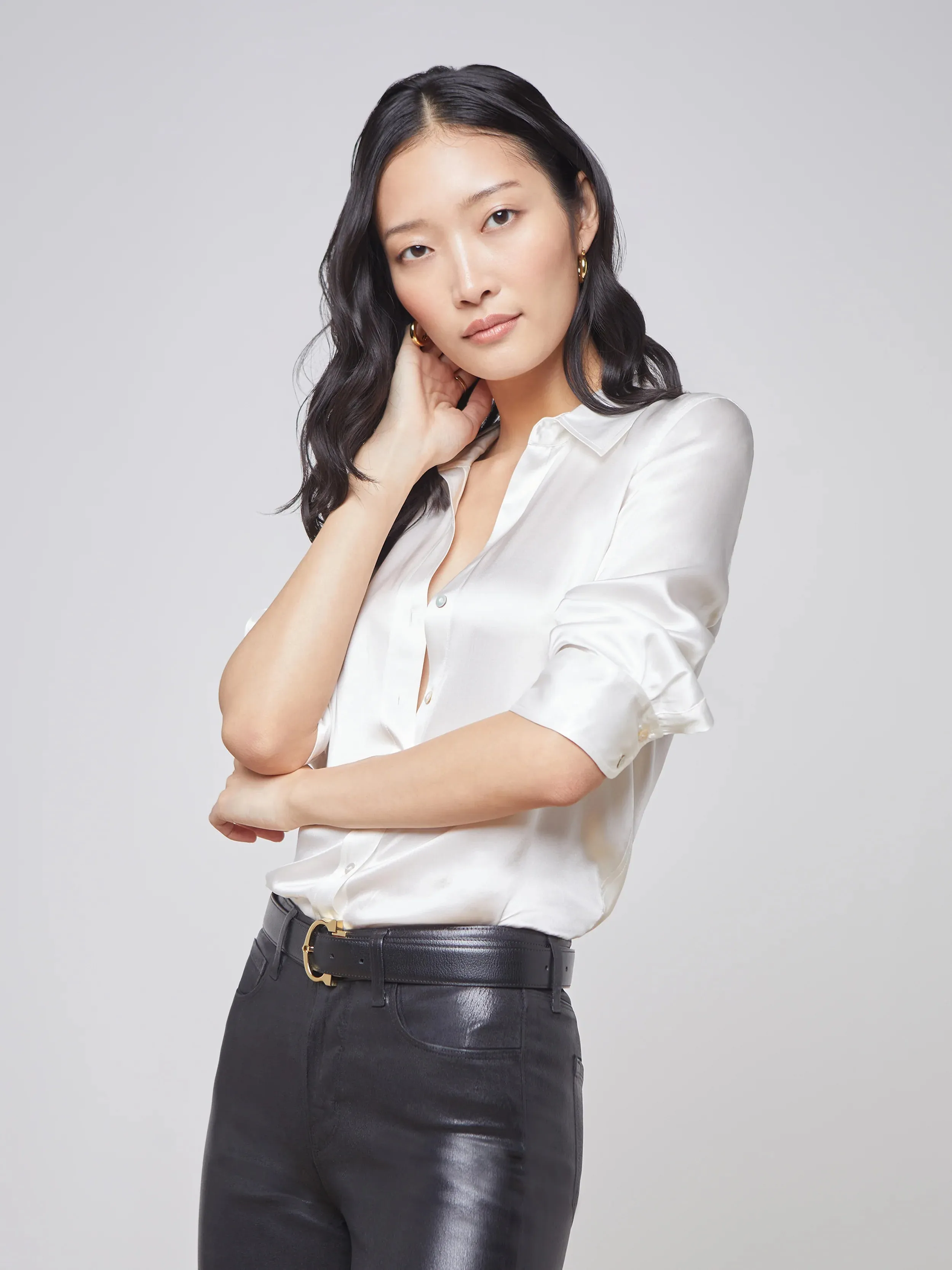 L'AGENCE DANI 3/4 SLEEVE BLOUSE