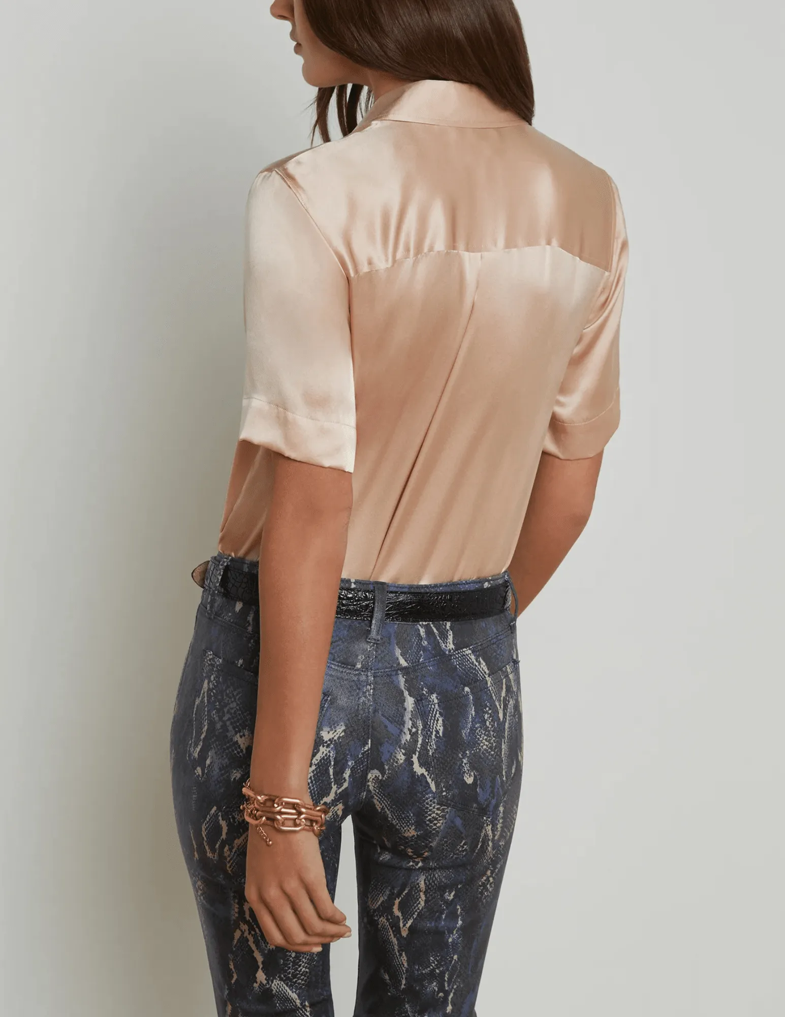 L'Agence Ellah Short Sleeve Blouse
