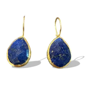 Lapis Lazuli Teardrop Earrings