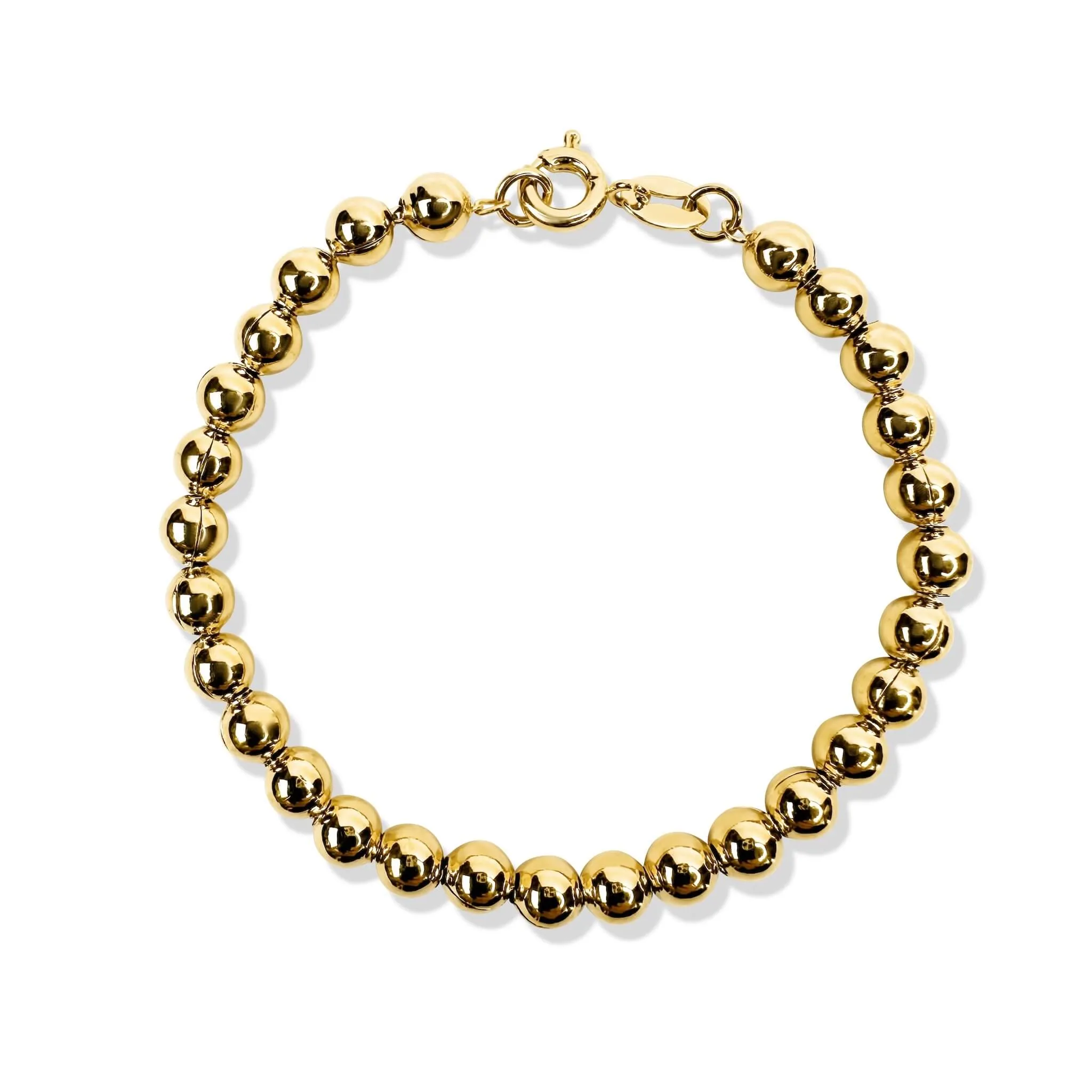 Large Beaded Chain Bracelet