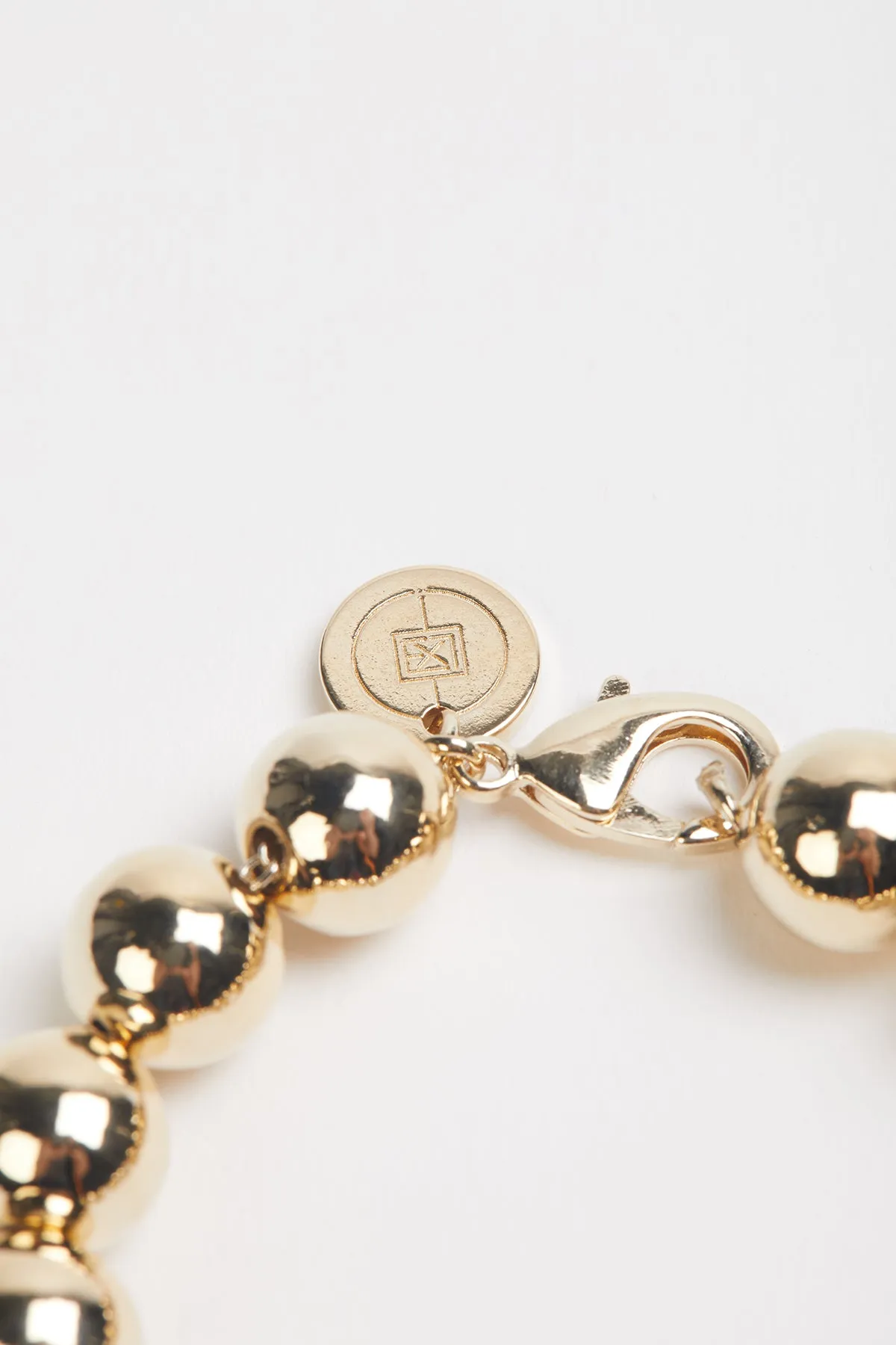 LARGE GOLD BALL BRACELET