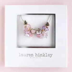 LAUREN HINKLEY PRETTY POSY CHARM BRACELET