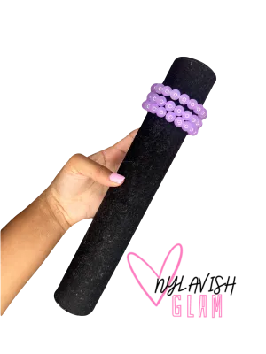 Lavender Purple Beaded Bracelet