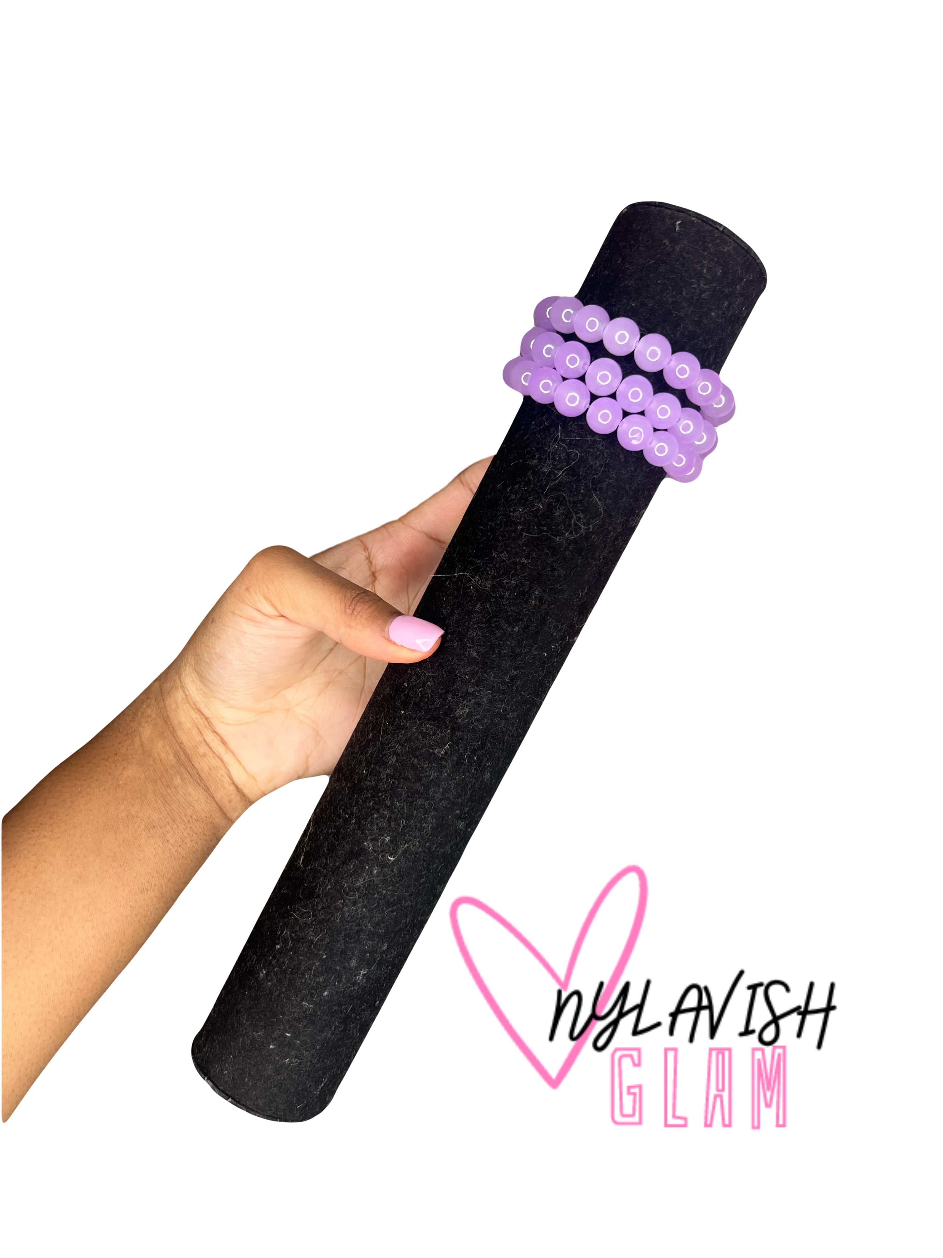 Lavender Purple Beaded Bracelet