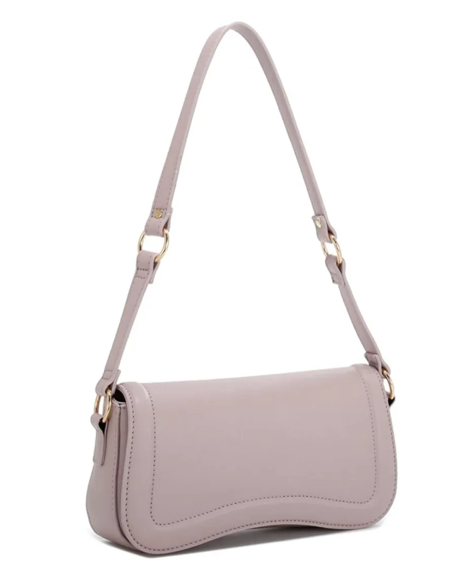 Lavender Smooth Chic Bucket Handbag