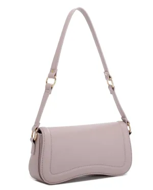 Lavender Smooth Chic Bucket Handbag