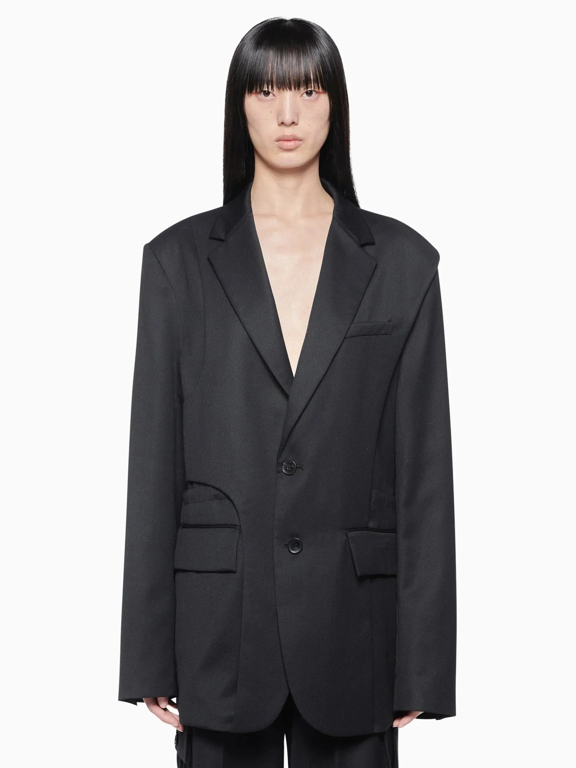 Layered Suit Blazer