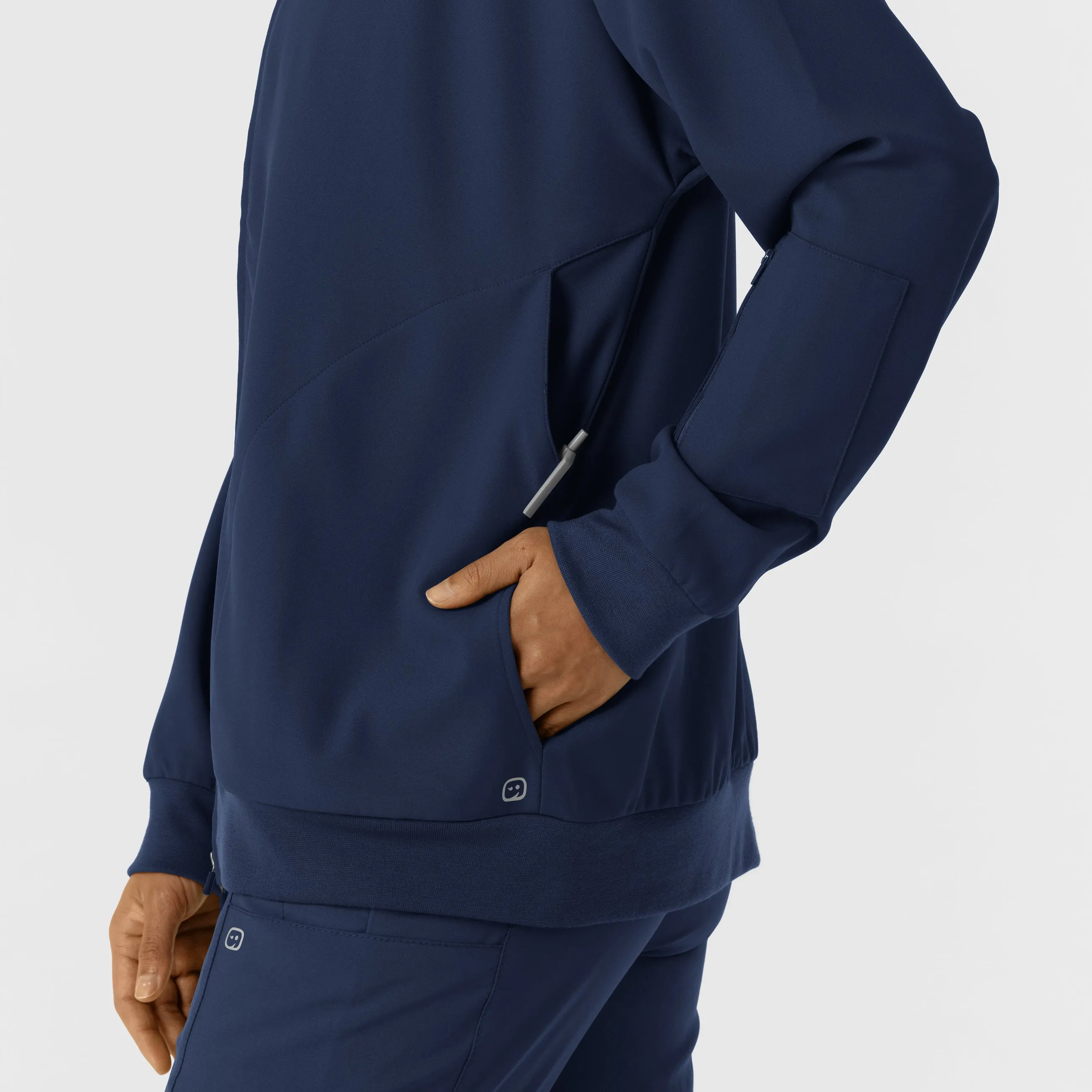 Layers 8066 Bomber Scrub Jacket Navy
