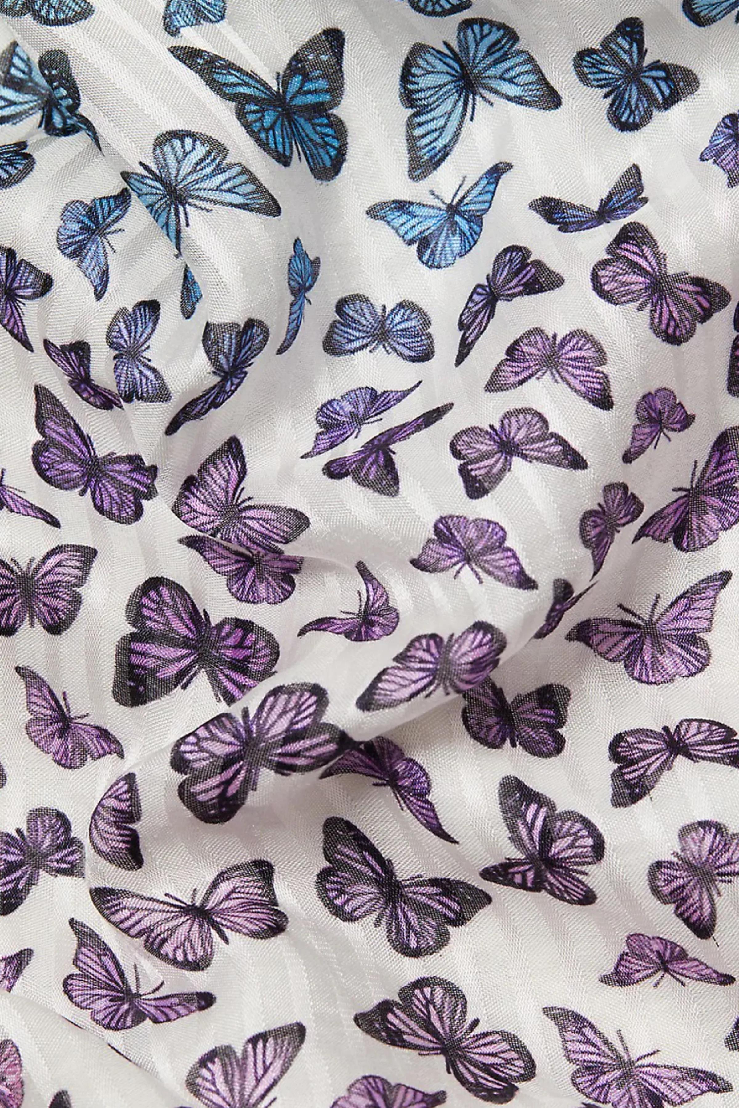 LENORE RAINBOW BUTTERFLY ONE-SHOULDER TOP