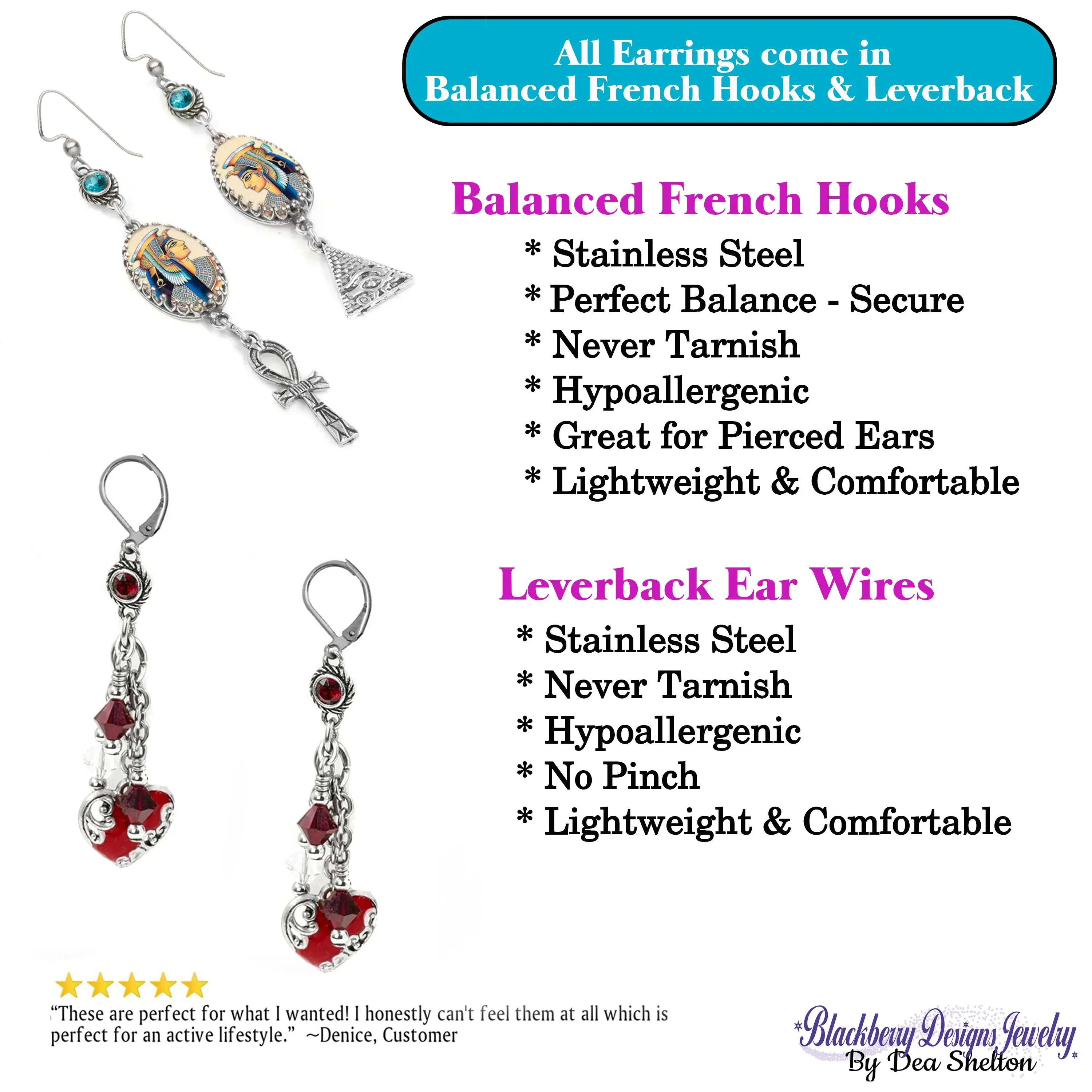 Leo Horoscope Gemstone Earrings