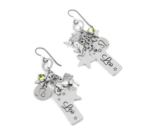 Leo Horoscope Gemstone Earrings