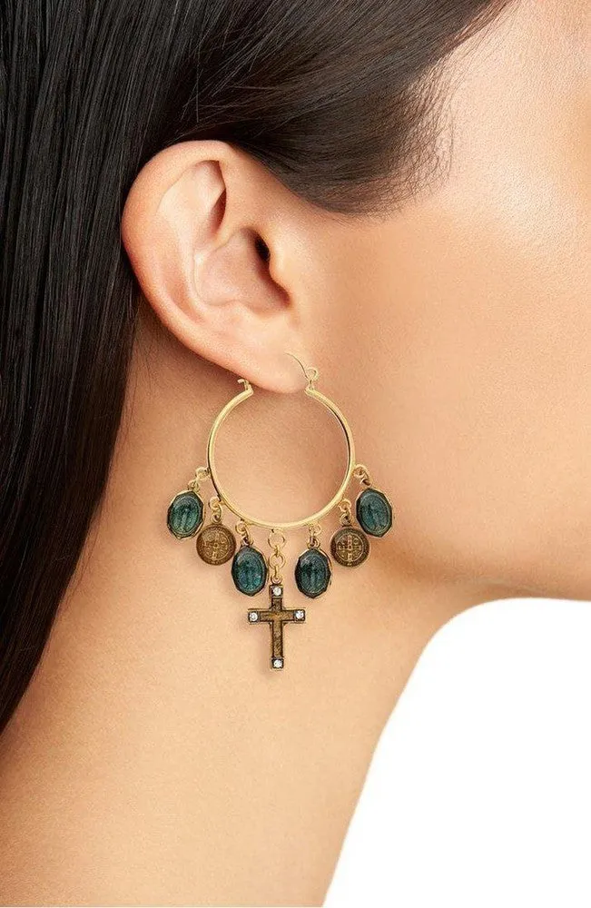 Les Celeste Hoop Earrings