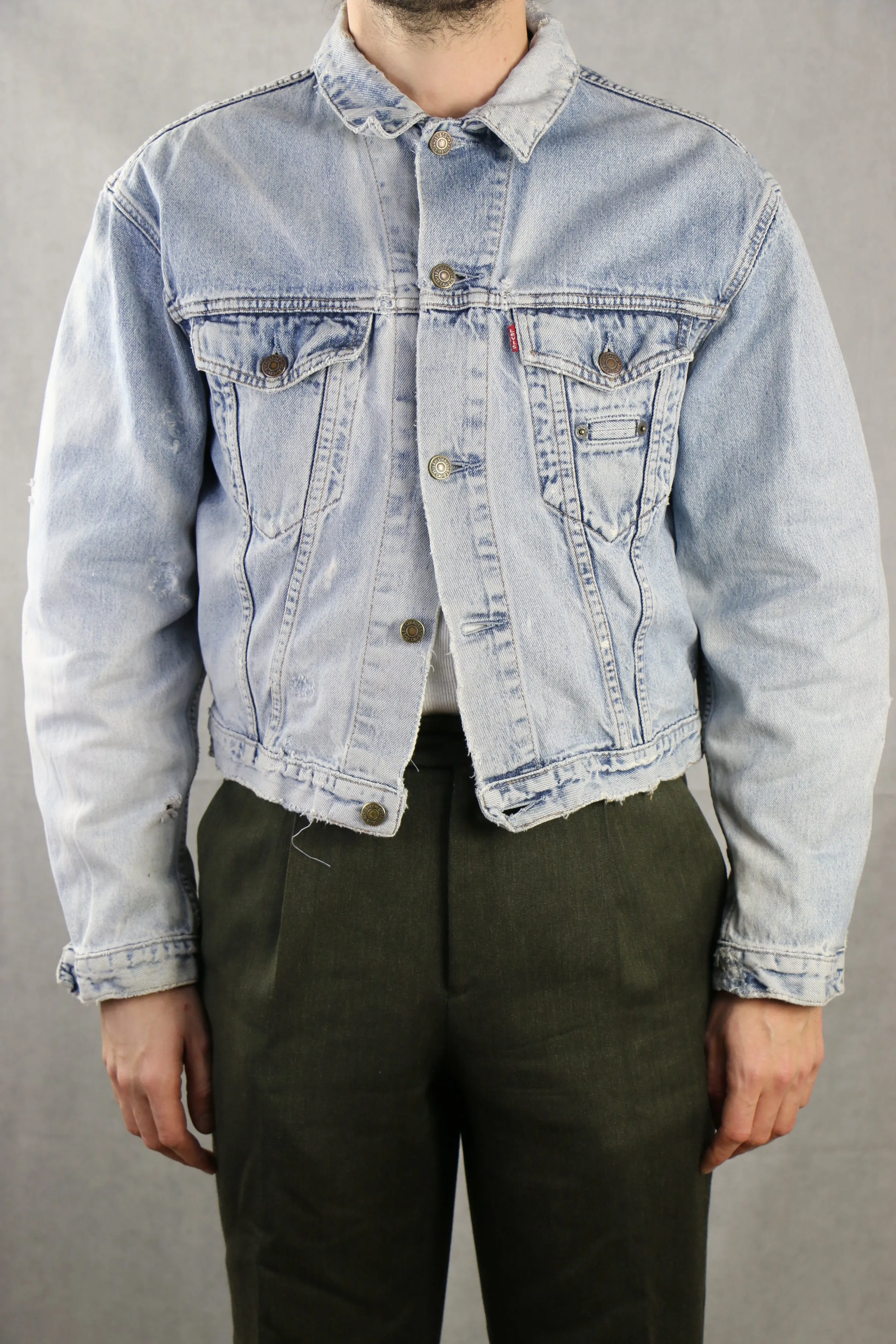 Levi's Denim Jacket 'M' distressed