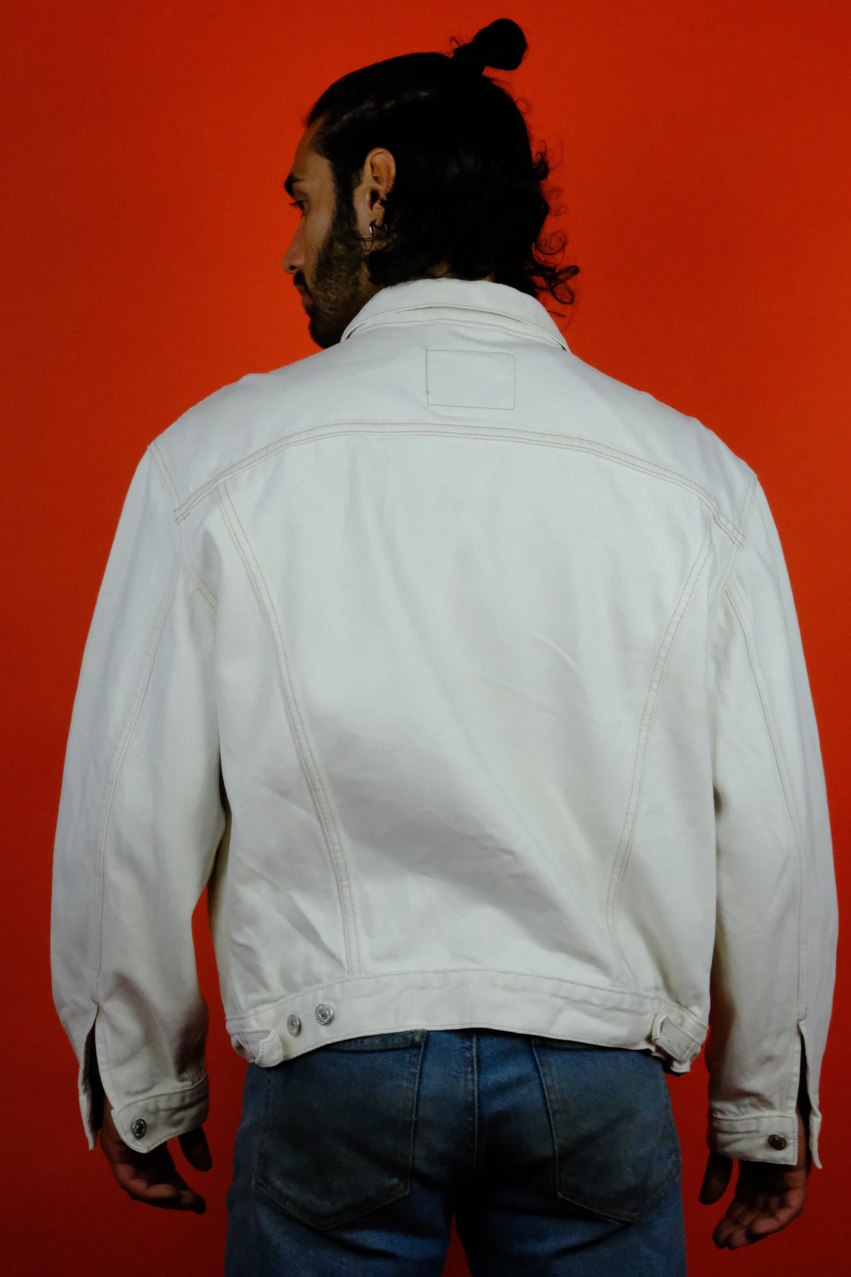 Levi's Red Tab White Denim Jacket 'XL'