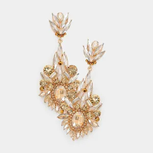 Light Topaz Chandelier Earrings  | 306880