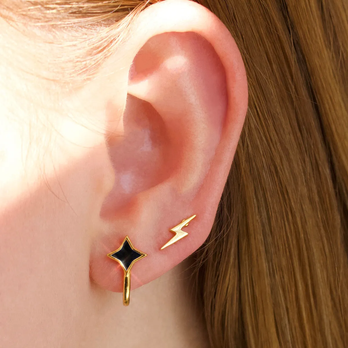 Lightning Bolt Studs
