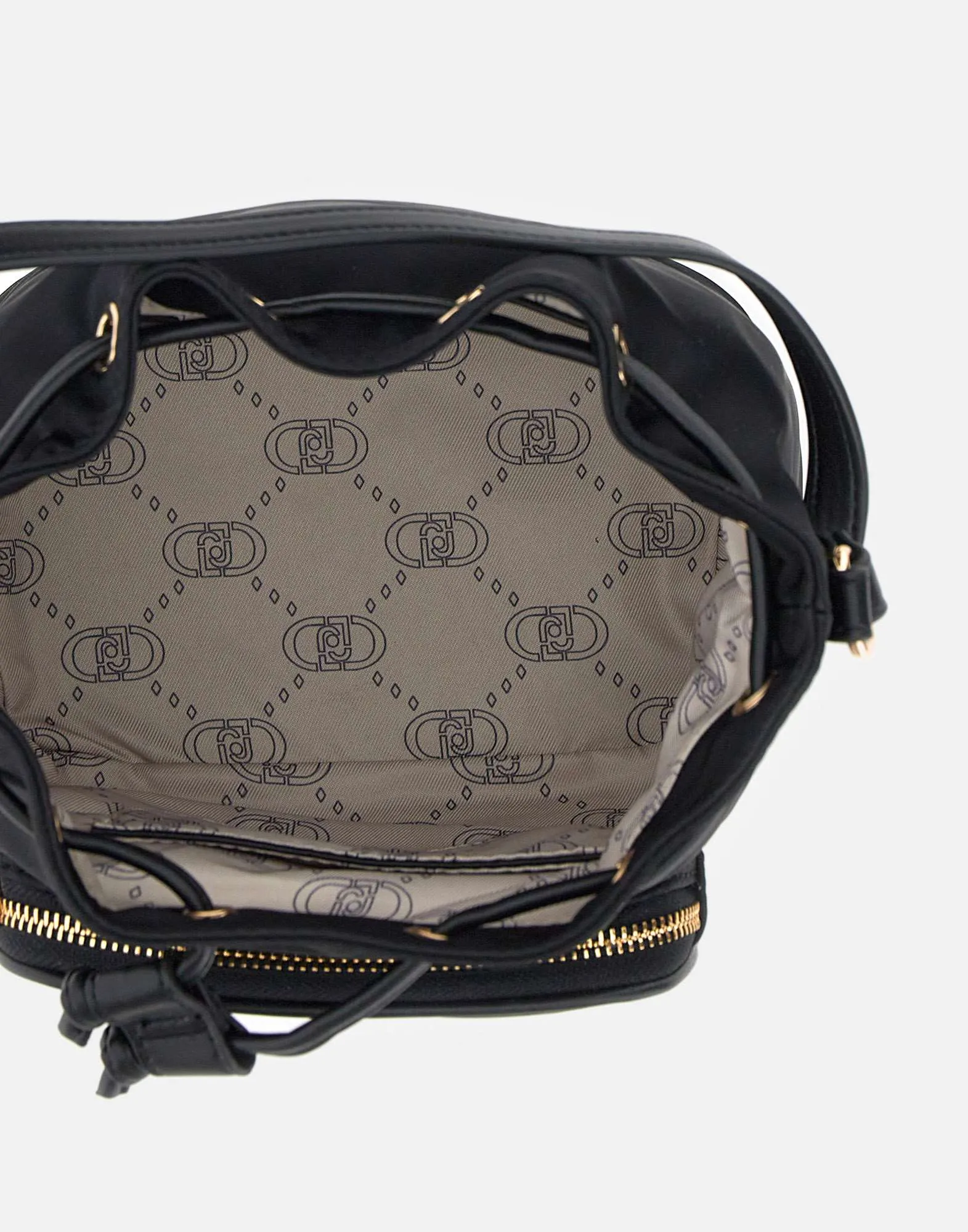 Liu Jo Achala Black Nylon Bucket Bag