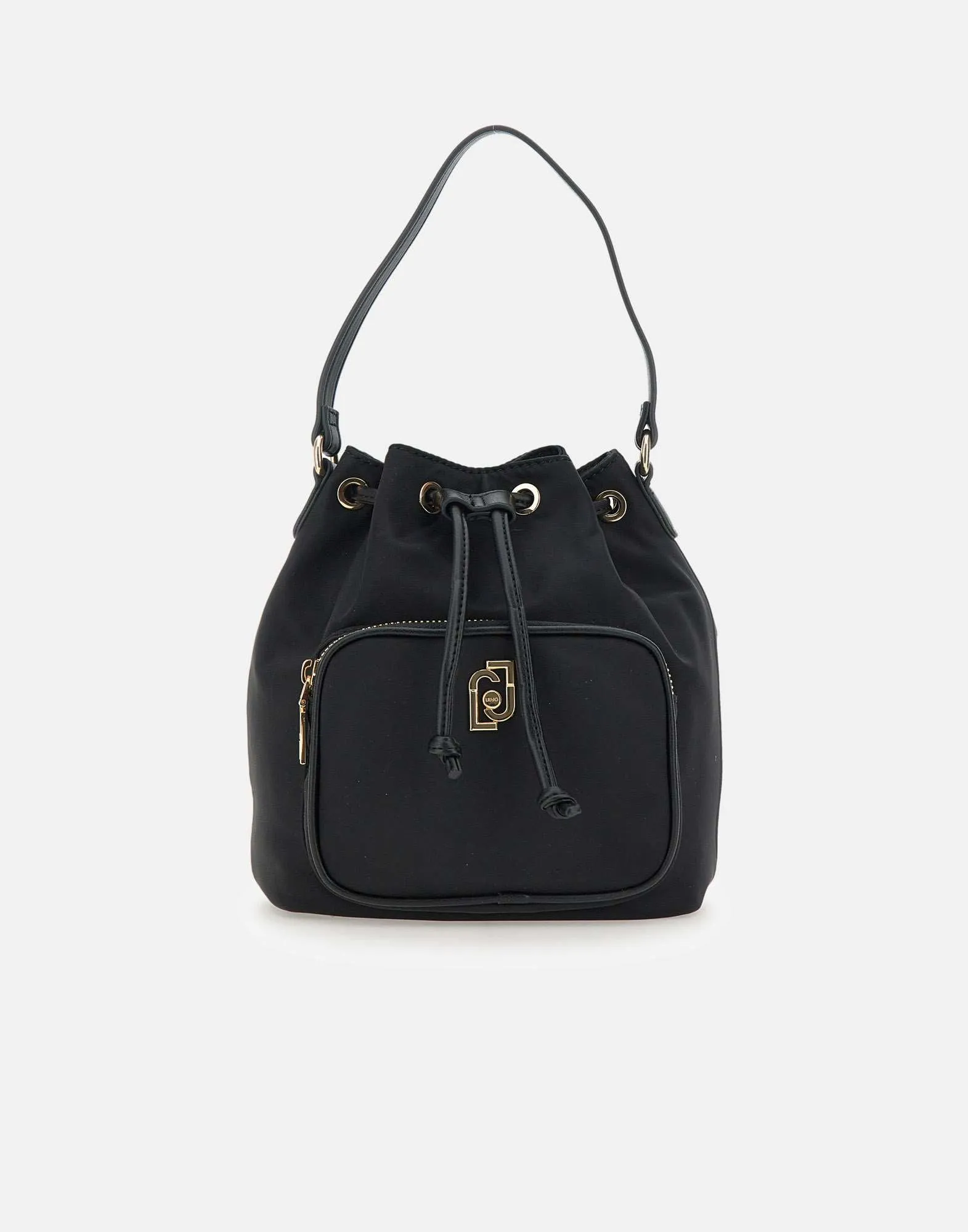 Liu Jo Achala Black Nylon Bucket Bag
