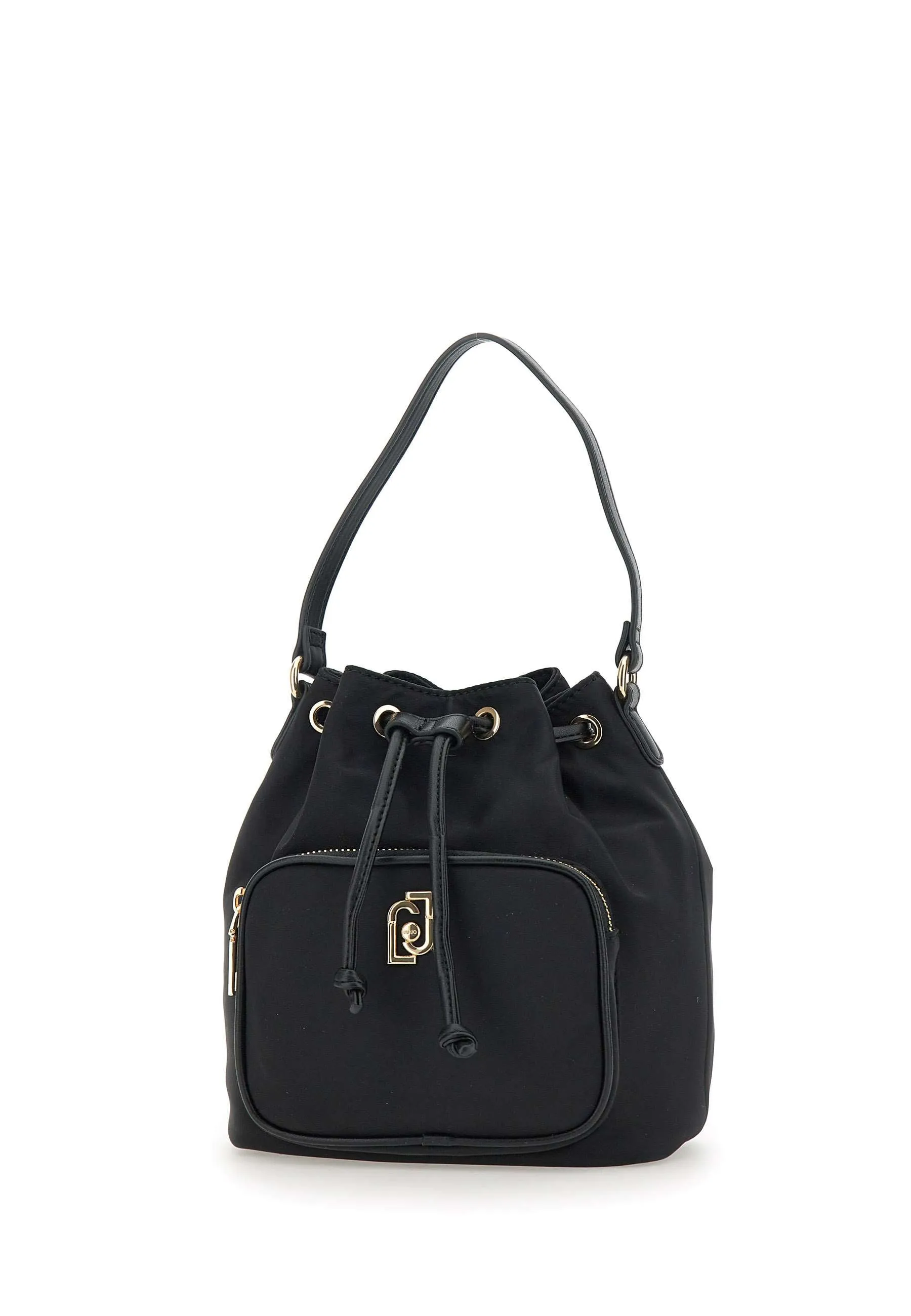 Liu Jo Achala Black Nylon Bucket Bag