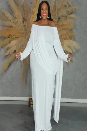 Loose Cascading Robe Maxi Dress