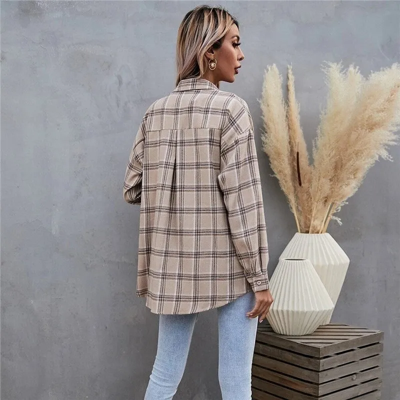Loose Fit Long Sleeve Shirt- Versatile And Comfortable