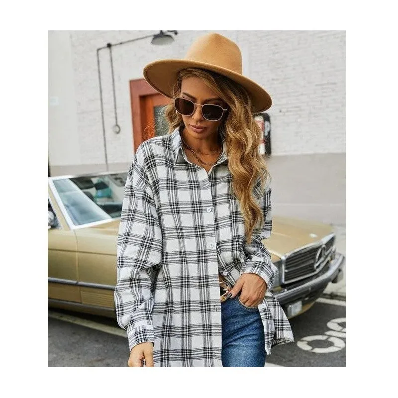 Loose Fit Long Sleeve Shirt- Versatile And Comfortable