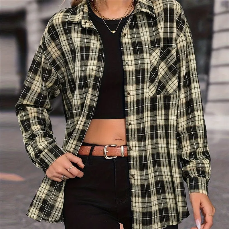 Loose Fit Long Sleeve Shirt- Versatile And Comfortable