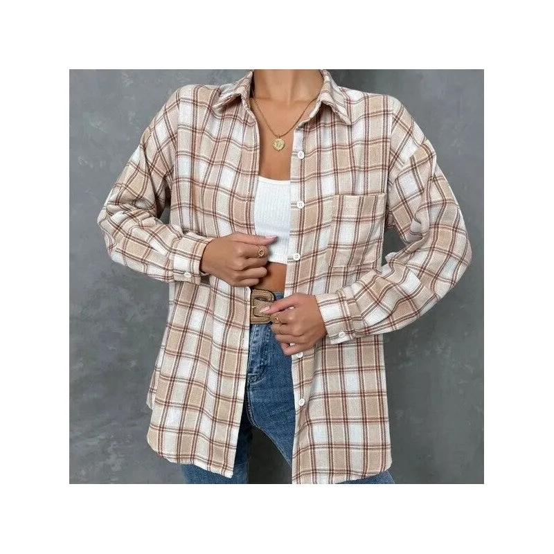 Loose Fit Long Sleeve Shirt- Versatile And Comfortable