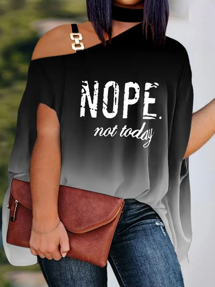 Loose Hollow Out Halter Short Batwing Sleeve Top Blouses Streetwear