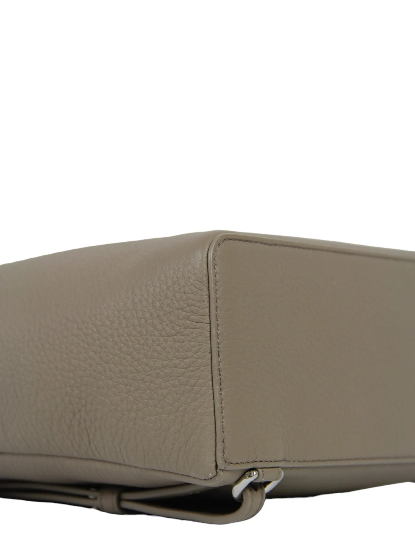 Loro Piana Grey Leather Extra Pocket L23.5 Backpack