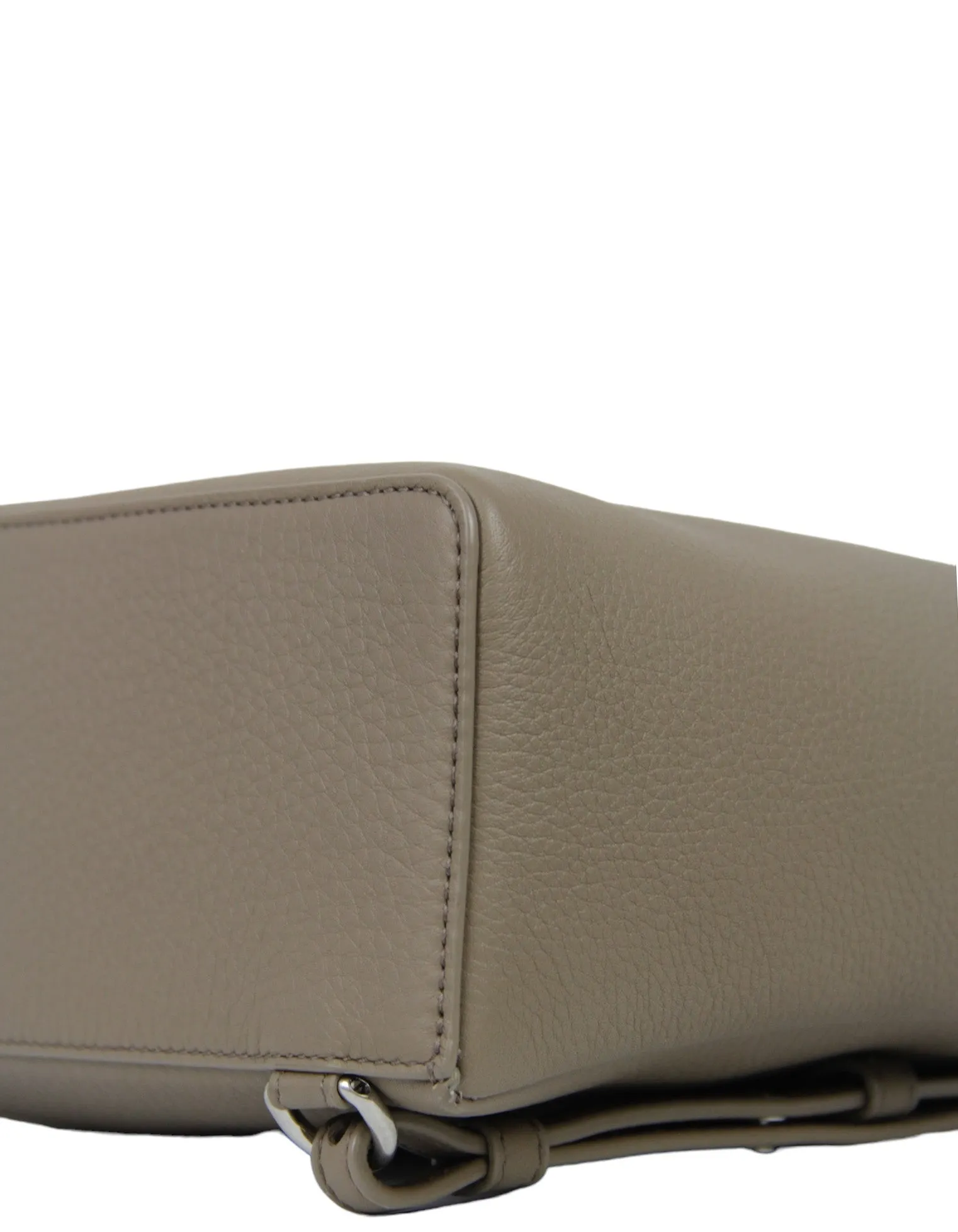 Loro Piana Grey Leather Extra Pocket L23.5 Backpack