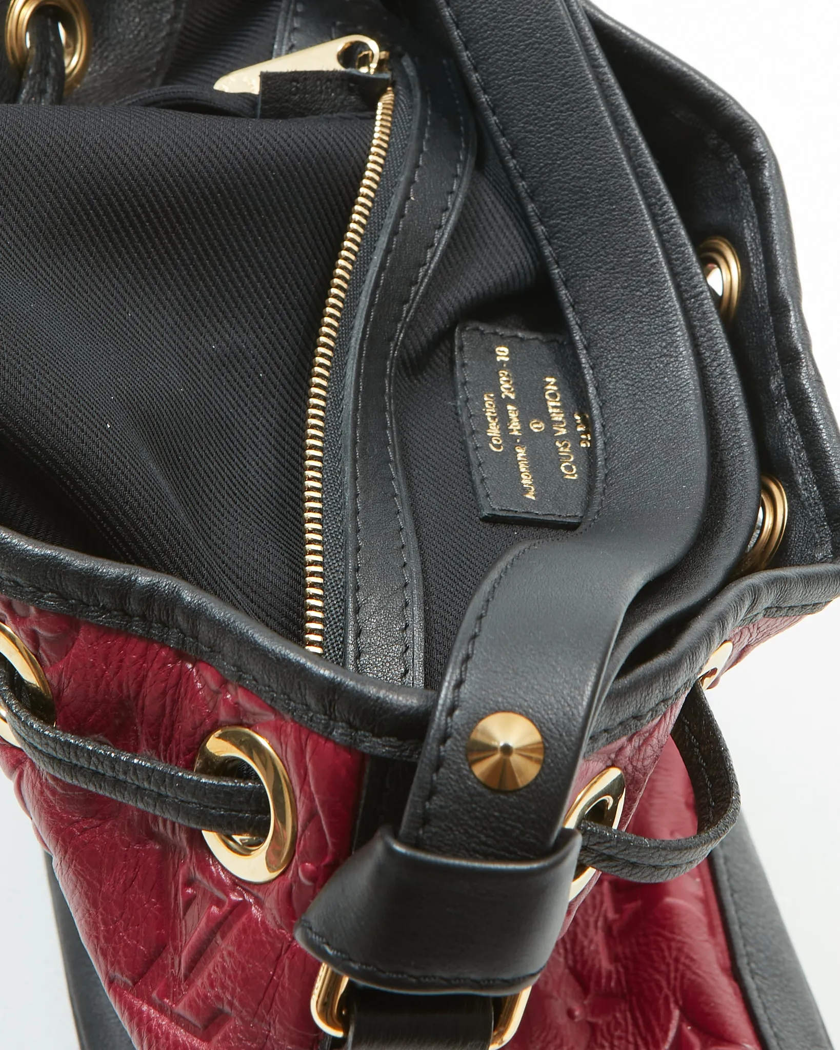 Louis Vuitton Cranberry Special Edition Double Jeu NeoNoe Bucket Bag